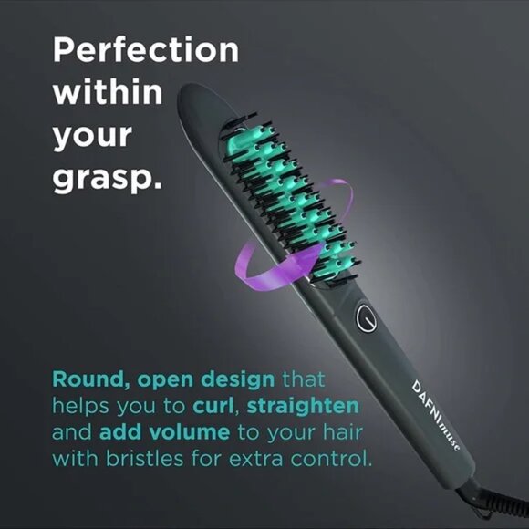 DAFNI BY CONAIR Muse Hair Smoothing & Styling Hot Brush (BRAND-NEW IN BOX!) - Picture 7 of 9